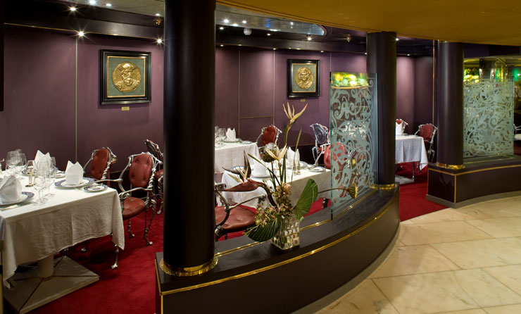 El elegante Restaurante "Pinaccle Grill" del MS Zuiderdam (Holland America) CRUCEROS MS ZUIDERDAM HOLLAND AMERICA LINE CRUCEROS ALASKA CRUCEROS CARIBE CRUCEROS PACIFICO